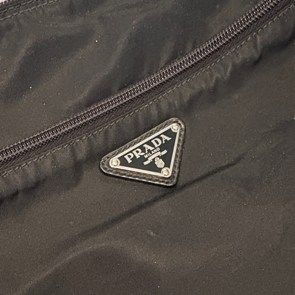 Prada Black Nylon Messenger Crossbody Bag - Picture 2 of 6